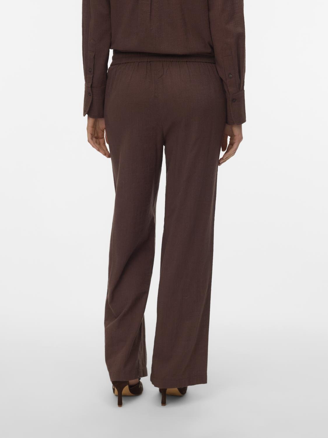 VMCAIA Trousers - Chocolate Martini - VERO MODA & VILA Bergvik